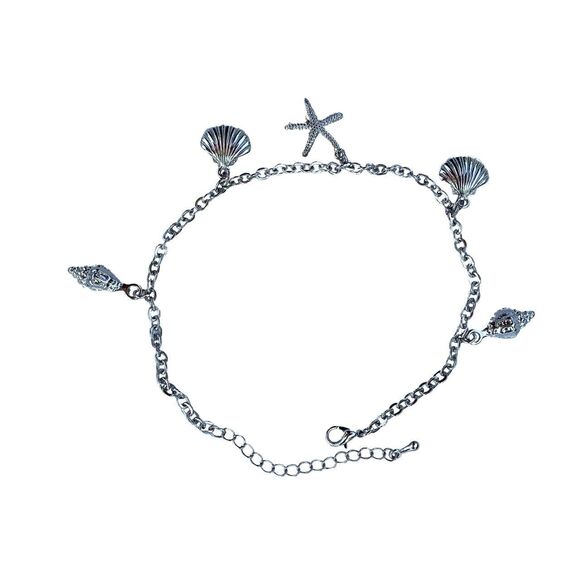 Jewelry - Under the Sea Rhodium Plated Charm Anklet / Bracelet